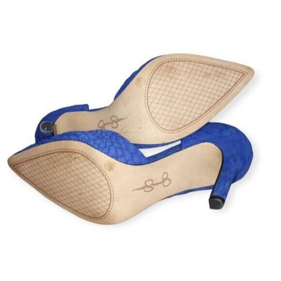 JESSICA SIMPSON COBALT BLUE CALDAS PUMPS SZ.7 EUC. - Picture 9 of 9
